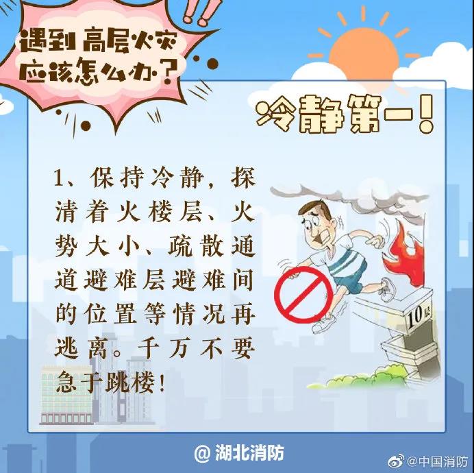 遇到高層火災怎么辦？